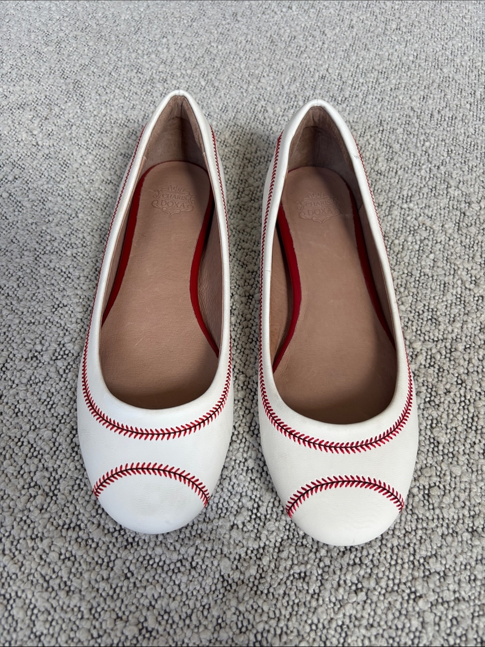 Charis Doxa Grand Slam Leather Baseball flats 7.5 - Picture 4 of 12